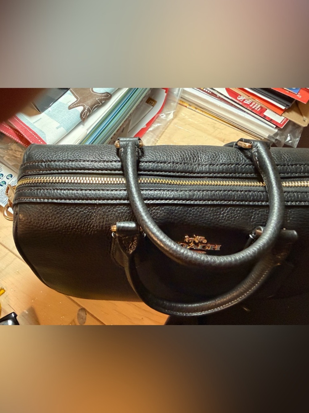 Coach Outlet Rowan Large Satchel Bag - Picture 5 of 9